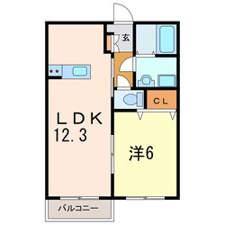 小垣江駅 徒歩5分 2階の物件間取画像